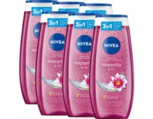 Nivea Duschgel Waterlily & Oil 6x 250ml