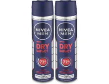 Nivea Men Deo Spray Dry Impact 2x 150ml
