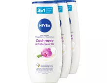 Nivea Milde Pflegedusche Cashmere & Cotton Seed Oil 3 x 250 ml