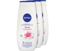 Nivea Pflegedusche Rose & Almond Oil 3 x 250 ml