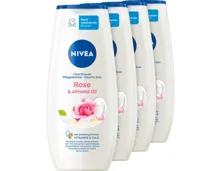 Nivea Pflegedusche Rose & Almond Oil 4 x 250 ml