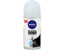 Nivea Roll Black & White Invisible Clear 50 ml