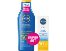 Nivea Sun Mix Lotion SF 50 + Face Shine 200 + 40 ml