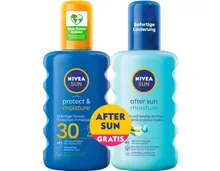 Nivea Sun Protect & Moisture Sonnenspray LSF 30 200 ml + After Sun Moisture Spray 200 ml