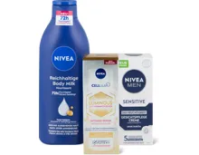 Nivea- und Nivea Men-Gesichts- sowie -Körperpflege-Produkte