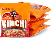 Nongshim-Kimchi, -Spicy Ramen oder -Veggie Soup, 5er-Pack