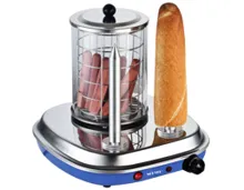 NOUVEL Hot Dog-Maschine mit 2 Heizdornen, blau