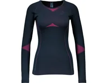 Odlo Performance Damen-Thermolangarmshirt Warm S, rot