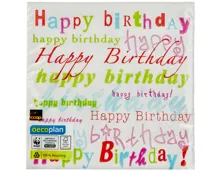 Oecoplan Servietten Birthday 33cm 20 Stück