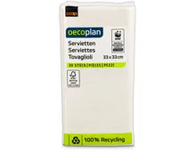 Oecoplan Servietten weiss 33cm 30 Stück