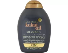 OGX Shampoo Hydrate & Defrizz+ Kukuí Oil 385 ml