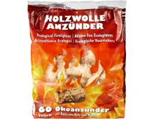 Öko-Anzündwolle