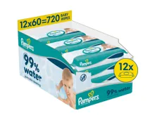Pampers 99% Water 12x60 Stück