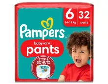 Pampers Baby-Dry Pants Grösse 6, 32 Windeln