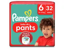 Pampers Baby-dry Pants Grösse 6, 32 Windeln