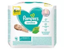 PAMPERS Feuchte Tücher Sensitive 6x52