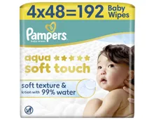 Pampers Feuchttücher Aqua Soft Touch 4x48 Stück