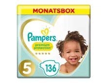 Pampers Gr. 5 Premium Protection Junior 11-16 kg Monatsbox 136er