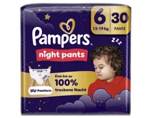 Pampers Night Pants Grösse 6 13-19kg 30 Stück