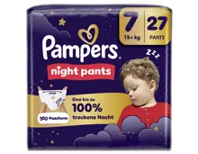 Pampers Night Pants Grösse 7 27 Stück