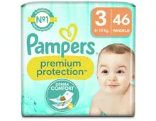 Pampers Premium Protection Grösse 3, 6-10kg, 46 Stück