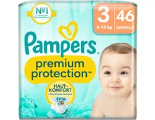 Pampers Premium Protection Grösse 3, 6-10kg, 46 Stück