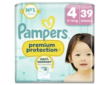 Pampers Premium Protection Grösse 4 Maxi 9-14kg 39 Stück