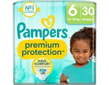 Pampers Premium Protection Grösse 6, 13+kg, 30 Stück