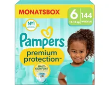 Pampers Premium Protection Grösse 6 Monatsbox 144 Windeln