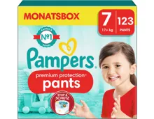 Pampers Premium Protection Pants Grösse 7 Monatsbox 123 Windeln