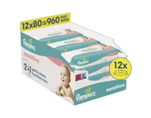 Pampers Sensitive Feuchttücher 12x80 Stück