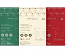 Papeteria Doppelkarten mit Briefumschläge, FSC
