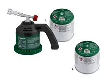 Parkside® Lötlampen-Set, 2-tlg./Butangas-Kartuschen, 6er-Set