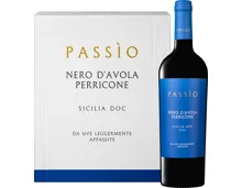 Passìo Nero d’Avola/Perricone Sicilia DOC da uve leggermente appassite
