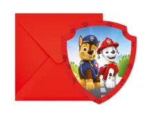 «Paw Patrol» Einladungsset, 6er