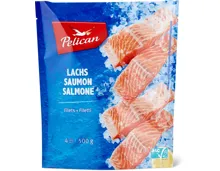 Pelican-Lachsfilets, ASC oder -Kabeljau Rückenfilets, MSC