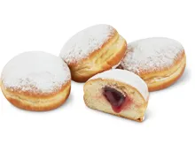 Petit Bonheur Berliner mit Himbeer-Johannisbeer-Füllung