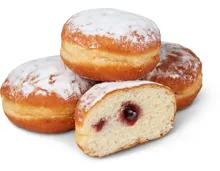 Petit Bonheur Berliner mit Himbeer-Johannisbeer-Füllung