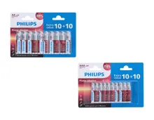 Philips Batterien, 20er-Set