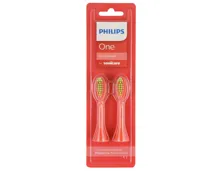 Philips One Ersatz Aufsteckbürsten koralle Bh1022/01 2 Stück