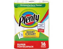 Plenty Haushaltspapier Short & Smart, 16 Rollen