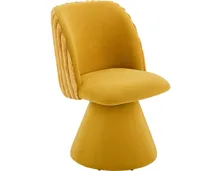 Polsterstuhl Ivan, Stoff gelb