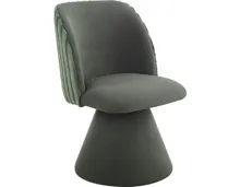 Polsterstuhl Ivan, Stoff grün
