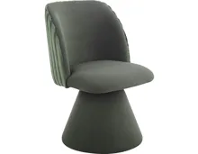 Polsterstuhl Ivan, Stoff grün