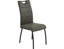 Polsterstuhl Petra Microfaser braun