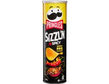 Pringles Chips Sizzl’n Spicy Barbecue