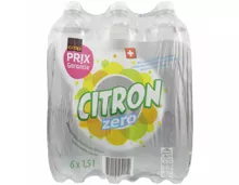 Prix Garantie Citron Zero 6x1.5l