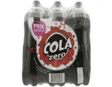 Prix Garantie Cola Zero 6x1.5l