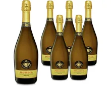 Prosecco DOC Vigne dei Dogi, extra dry 6x 75cl – Schaumwein, Italien (0.75l)