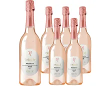 Prosecco Spumante Rosé brut millesimato 6x 75cl (2024) – Schaumwein, Italien (0.75l)